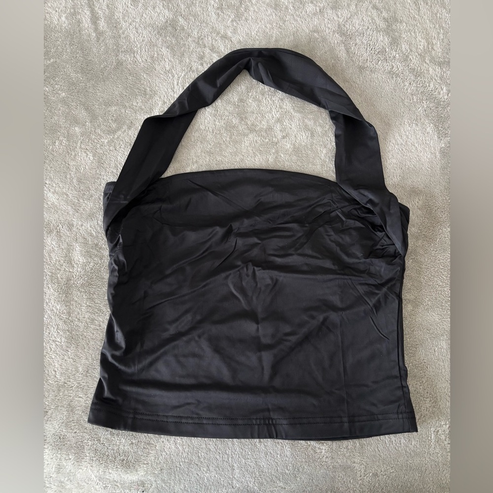 Amazon Black Halter Top